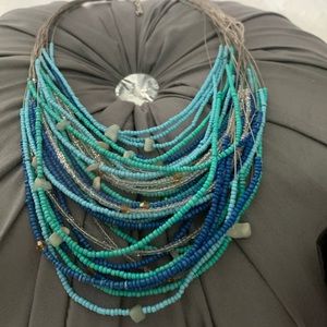 Mini beaded layered necklace